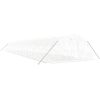 Växthus med stålram vit 110 m² vidaXL 22 x 5 x 2.3 m – miniatyr 3