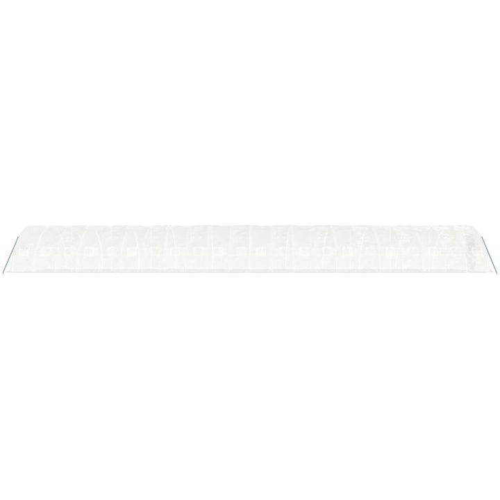 Växthus med stålram vit 110 m² vidaXL 22 x 5 x 2.3 m – bild 5