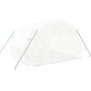 Växthus med stålram vit 12 m² vidaXL 4 x 3 x 2 m – miniatyr 6