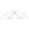 Växthus med stålram vit 120 m² vidaXL 24 x 5 x 2.3 m – miniatyr 4