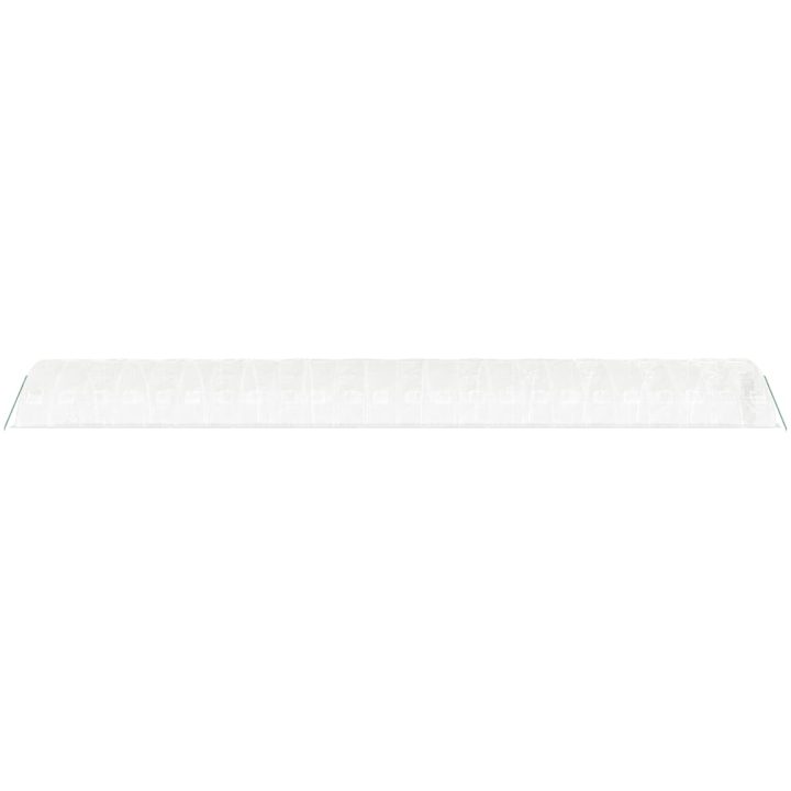 Växthus med stålram vit 120 m² vidaXL 24 x 5 x 2.3 m – bild 5