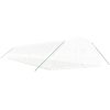 Växthus med stålram vit 132 m² vidaXL 22 x 6 x 2.85 m – miniatyr 3