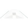 Växthus med stålram vit 132 m² vidaXL 22 x 6 x 2.85 m – miniatyr 4