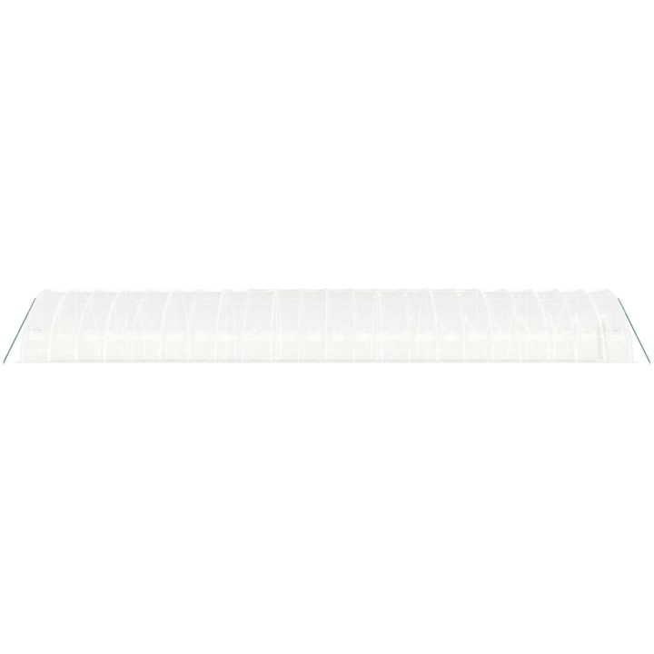 Växthus med stålram vit 132 m² vidaXL 22 x 6 x 2.85 m – bild 5