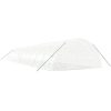 Växthus med stålram vit 132 m² vidaXL 22 x 6 x 2.85 m – miniatyr 6