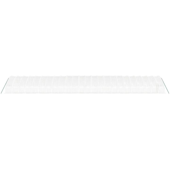Växthus med stålram vit 144 m² vidaXL 24 x 6 x 2.85 m – bild 5