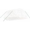 Växthus med stålram vit 20 m² vidaXL 5 x 4 x 2.3 m – miniatyr 3