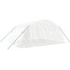 Växthus med stålram vit 20 m² vidaXL 5 x 4 x 2.3 m – miniatyr 6
