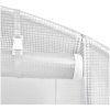 Växthus med stålram vit 24 m² vidaXL 8 x 3 x 2 m – miniatyr 8