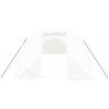 Växthus med stålram vit 30 m² vidaXL 10 x 3 x 2 m – miniatyr 4
