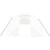 Växthus med stålram vit 36 m² vidaXL 12 x 3 x 2 m – miniatyr 4