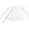 Växthus med stålram vit 4 m² vidaXL 2 x 2 x 2 m – miniatyr 3