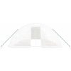 Växthus med stålram vit 40 m² vidaXL 8 x 5 x 2.3 m – miniatyr 4