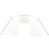 Växthus med stålram vit 42 m² vidaXL 14 x 3 x 2 m – miniatyr 4
