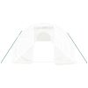 Växthus med stålram vit 48 m² vidaXL 16 x 3 x 2 m – miniatyr 4