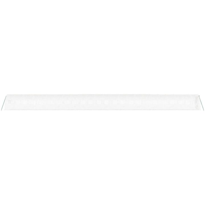 Växthus med stålram vit 48m² vidaXL 24 x 2 x 2 m – bild 5
