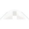 Växthus med stålram vit 50 m² vidaXL 10 x 5 x 2.3 m – miniatyr 4