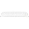 Växthus med stålram vit 50 m² vidaXL 10 x 5 x 2.3 m – miniatyr 5
