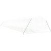 Växthus med stålram vit 54 m² vidaXL 18 x 3 x 2 m – miniatyr 3