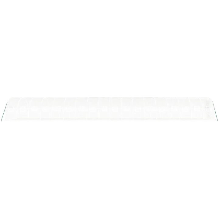 Växthus med stålram vit 54 m² vidaXL 18 x 3 x 2 m – bild 5