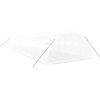 Växthus med stålram vit 56 m² vidaXL 14 x 4 x 2 m – miniatyr 6