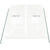 Växthus med stålram vit 6 m² vidaXL 3 x 2 x 2 m – miniatyr 5