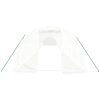 Växthus med stålram vit 60 m² vidaXL 20 x 3 x 2 m – miniatyr 4