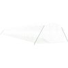 Växthus med stålram vit 66 m² vidaXL 22 x 3 x 2 m – miniatyr 3