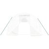 Växthus med stålram vit 66 m² vidaXL 22 x 3 x 2 m – miniatyr 4