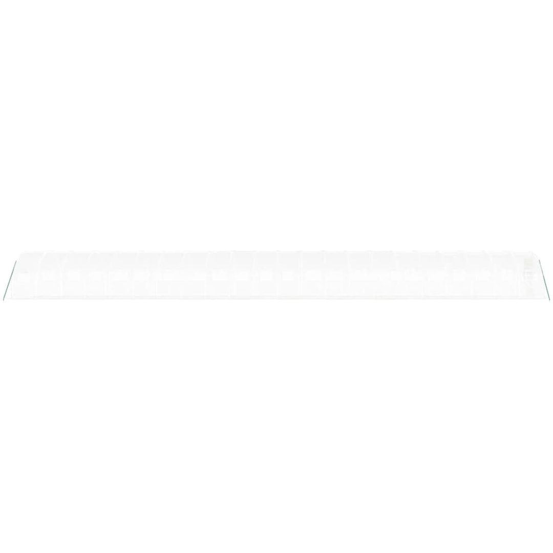 Växthus med stålram vit 66 m² vidaXL 22 x 3 x 2 m – bild 5