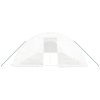 Växthus med stålram vit 70 m² vidaXL 14 x 5 x 2.3 m – miniatyr 4