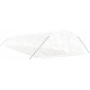 Växthus med stålram vit 90 m² vidaXL 18 x 5 x 2.3 m – miniatyr 3