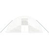 Växthus med stålram vit 90 m² vidaXL 18 x 5 x 2.3 m – miniatyr 4