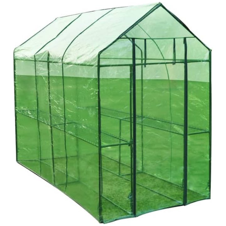 Växthus stål XL vidaXL – bild 2