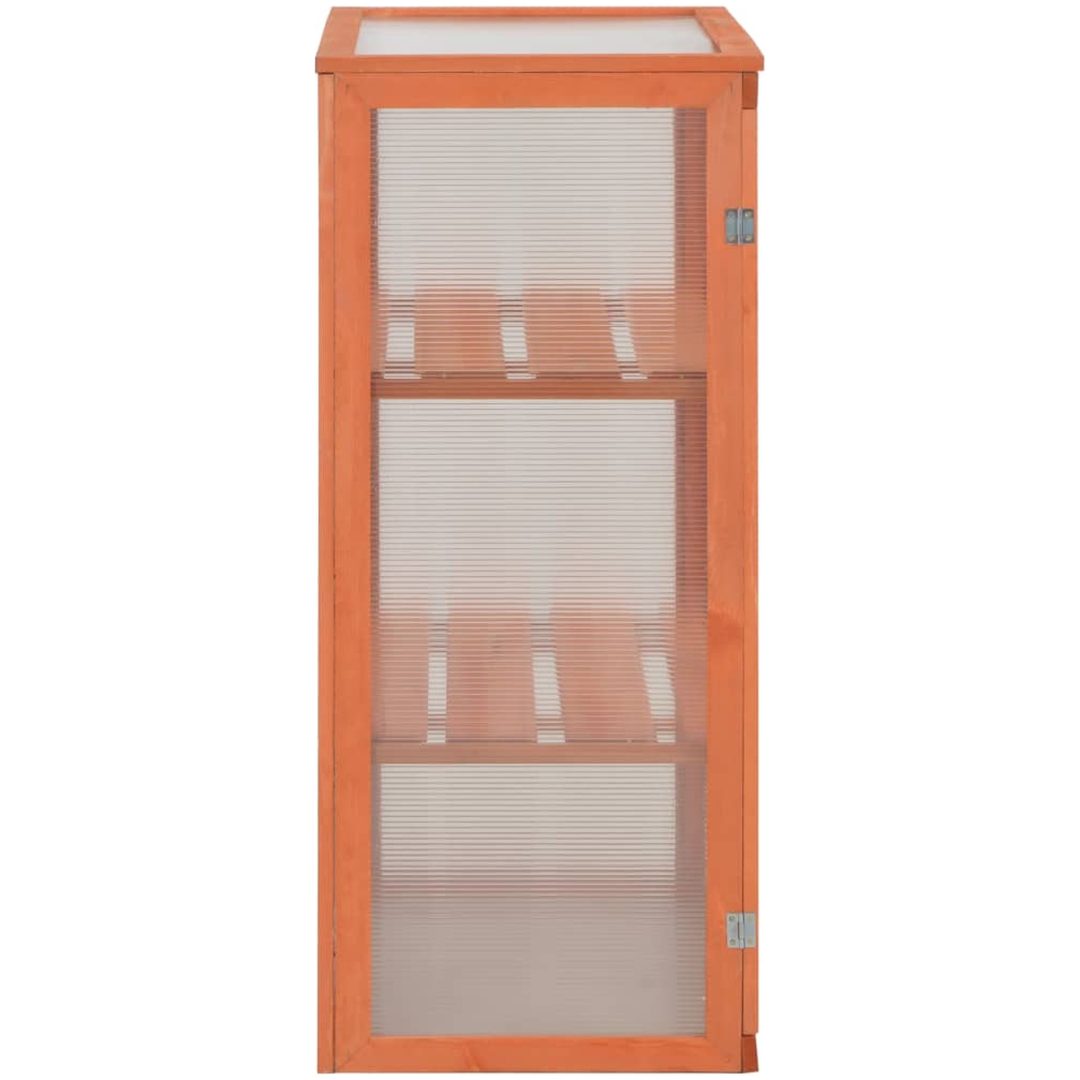 Växthus trä 75x47x109 cm vidaXL – bild 5