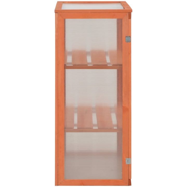 Växthus trä 75x47x109 cm vidaXL – bild 5