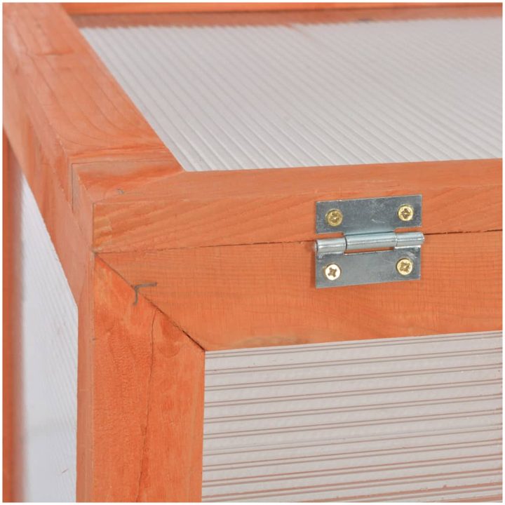 Växthus trä 75x47x109 cm vidaXL – bild 10