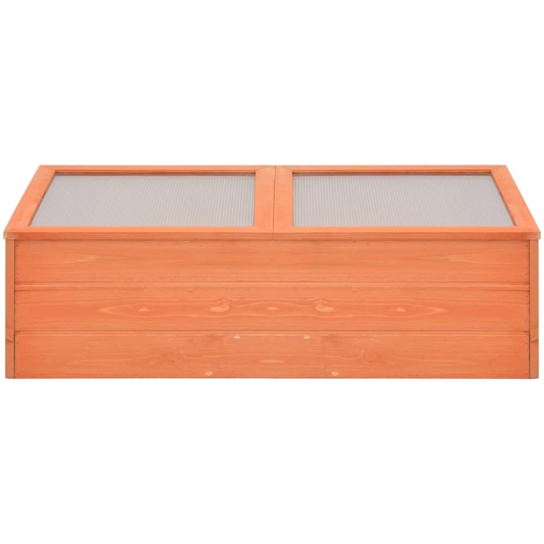 Växthus trä vidaXL 100 x 50 x 34 cm – bild 2