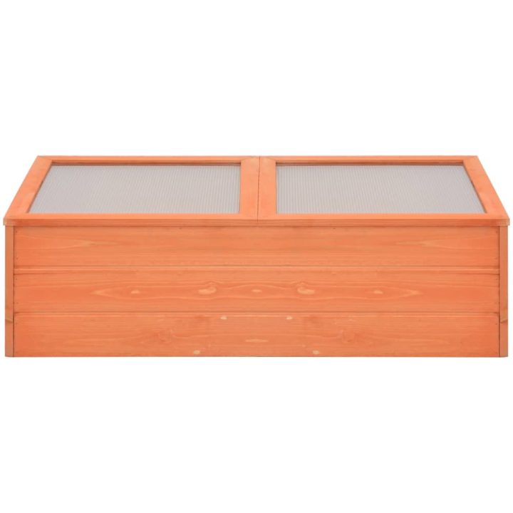 Växthus trä vidaXL 100 x 50 x 34 cm – bild 2