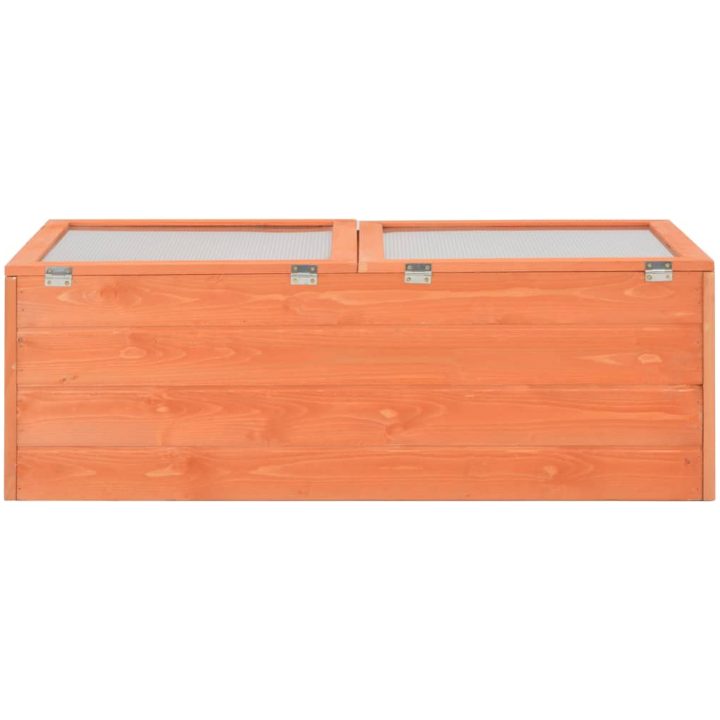 Växthus trä vidaXL 100 x 50 x 34 cm – bild 6