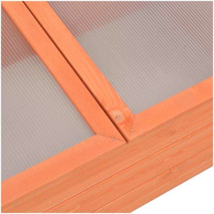 Växthus trä vidaXL 100 x 50 x 34 cm – bild 7