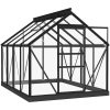 Växthusglas 16 st härdat glas vidaXL – miniatyr 2