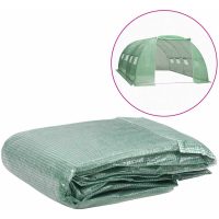 Växthusöverdrag (16 m²) grön vidaXL