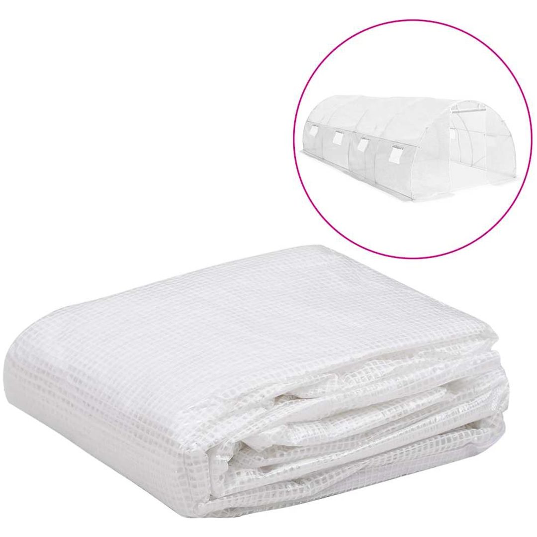 Växthusöverdrag (18 m²) 3x6x2 m genomskinlig vidaXL 300 x 600 x 200 m