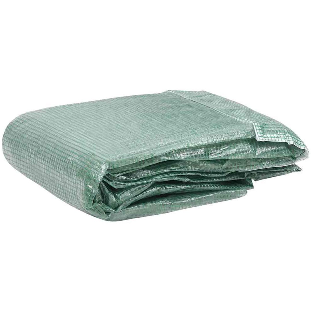 Växthusöverdrag (18 m²) grön vidaXL 300 x 600 x 200 cm – bild 2