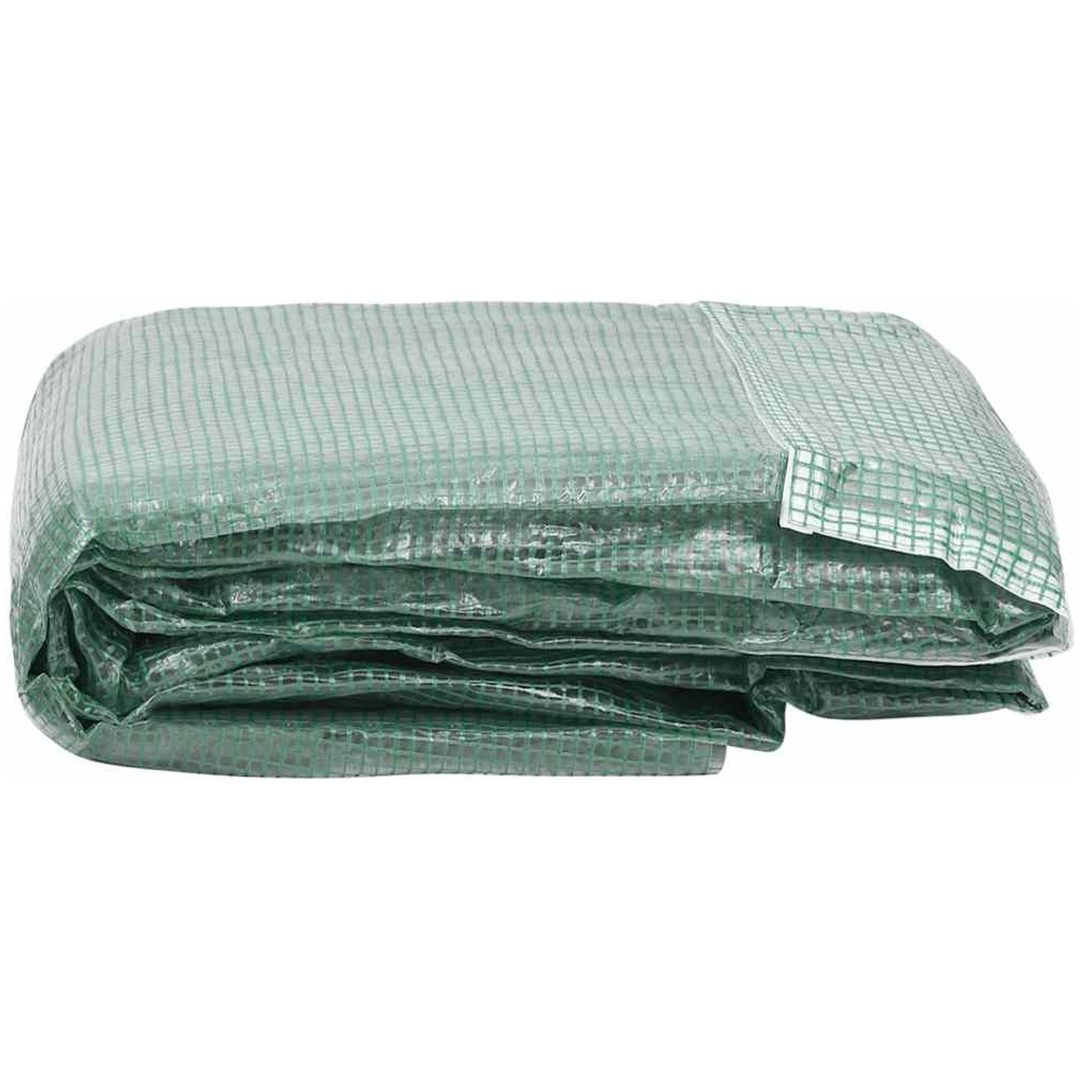 Växthusöverdrag (18 m²) grön vidaXL 300 x 600 x 200 cm – bild 4