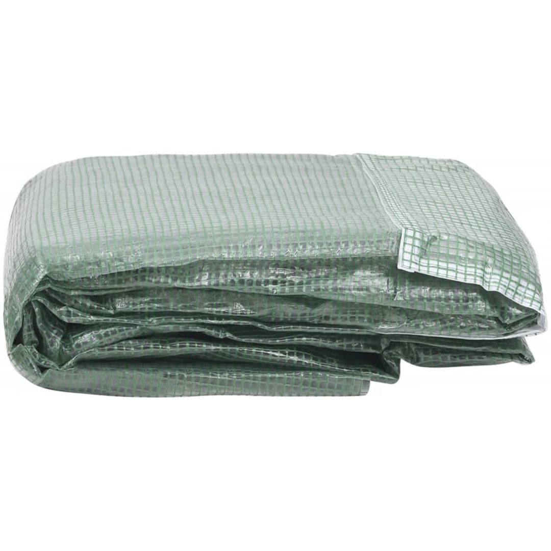 Växthusöverdrag (36 m²) grön vidaXL 300 x 1200 x 200 cm – bild 3