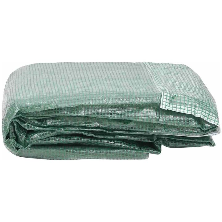 Växthusöverdrag (4 m²) grön vidaXL 200 x 200 x 200 cm – bild 3