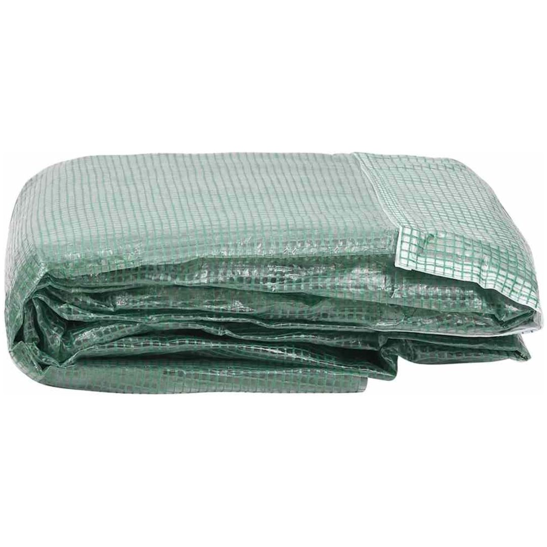 Växthusöverdrag (54 m²) grön vidaXL 300 x 1800 x 200 cm – bild 3