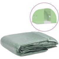 Växthusöverdrag (6 m²) grön vidaXL